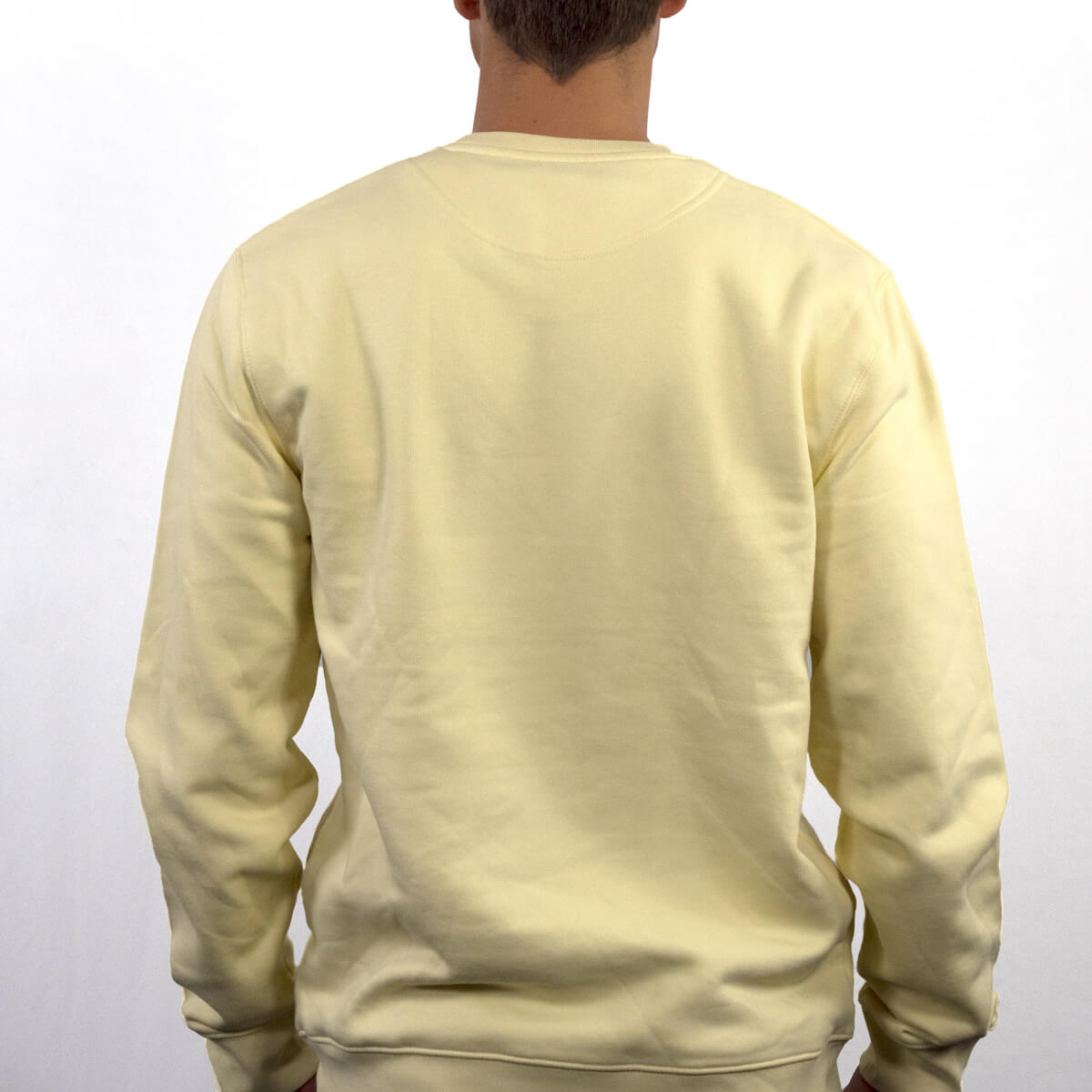 Paperstrip Shop — Crewneck embroidered yellow la Base